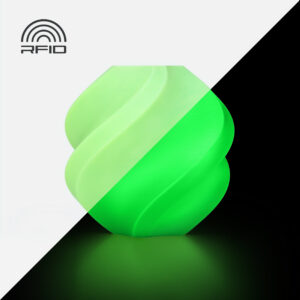 Bambu Lab PLA Glow-Glow Green with Reusable Spool